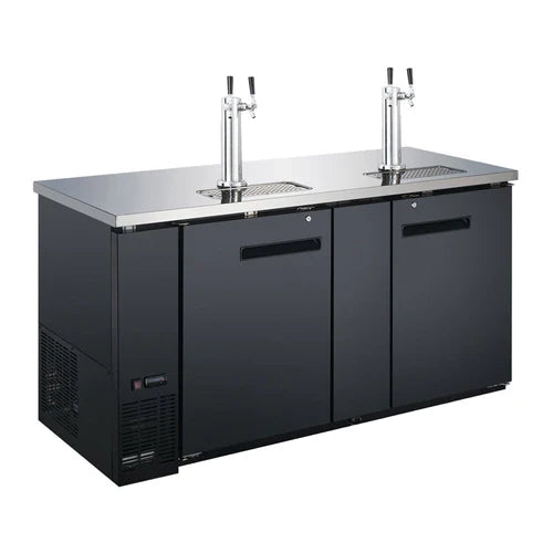 Coldline CDD-60 60″ Refrigerated Direct Draw Beer Dispenser - 15.8 Cu. Ft.