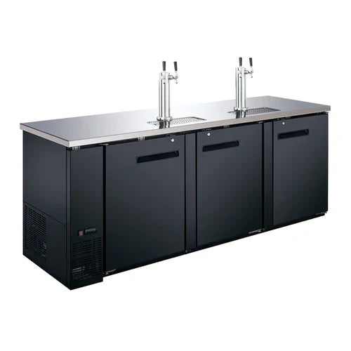 Coldline CDD-72 72″ Refrigerated Direct Draw Beer Dispenser - 19.6 Cu. Ft.