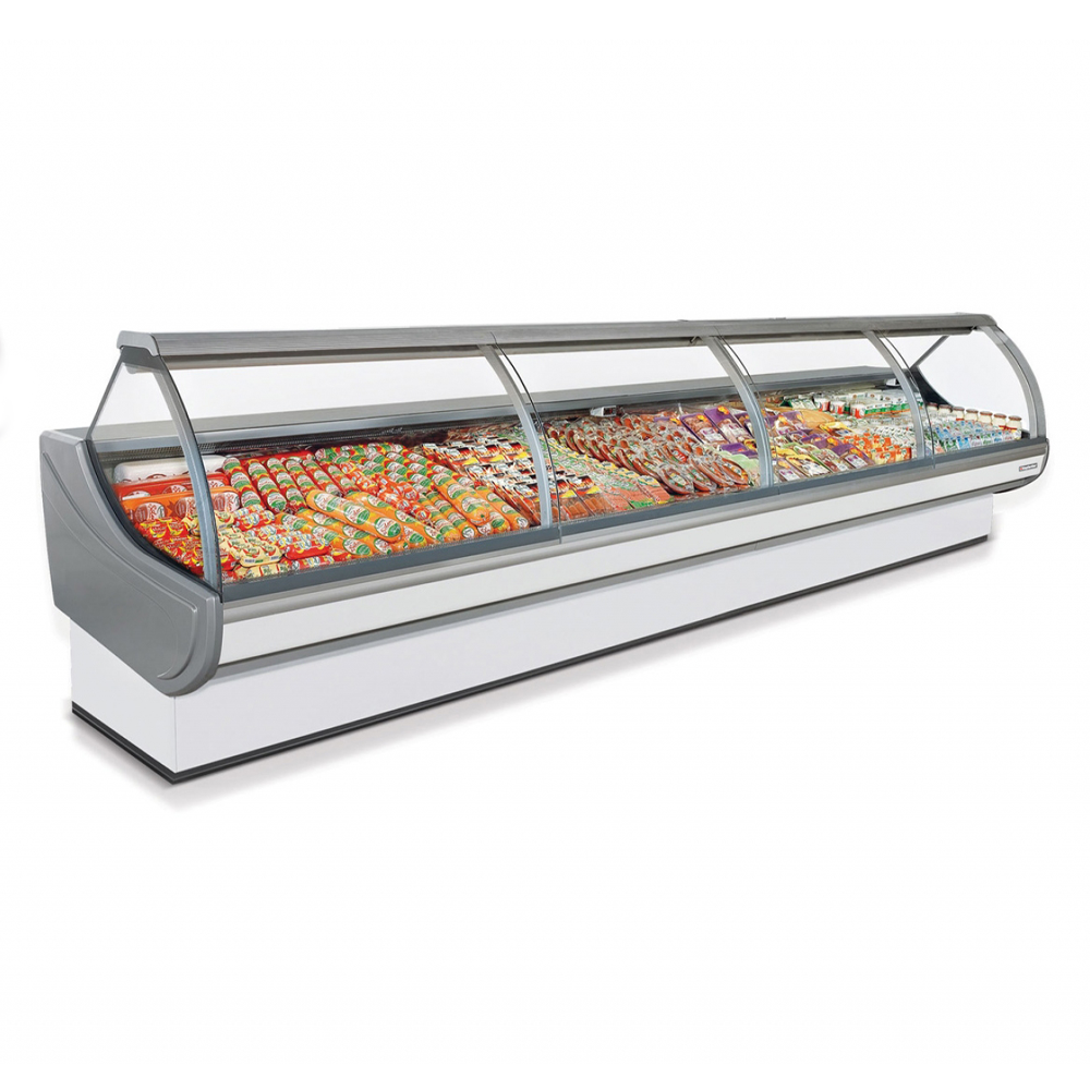 Atlantic® VAL48CG04 Alpine Curved Glass Deli Case, 4'