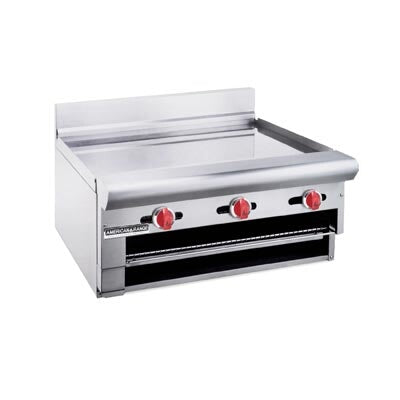 American Range ARGB-24 Raised Griddle Broiler Combo, Countertop, Gas, 24" Wide