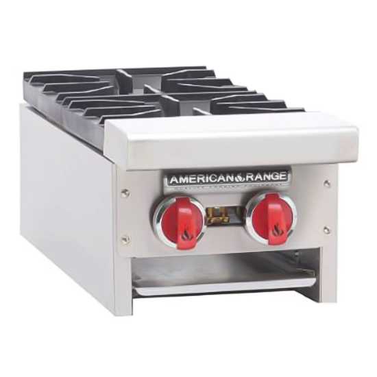 American Range ARHP-12-2 12” 2 Burner Countertop Range - NG