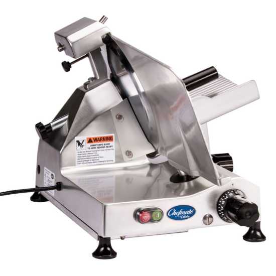 Globe Chefmate C12 12" Blade Manual Gravity Feed Slicer