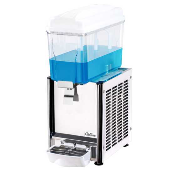 Coldline CBD-1 Single 3 Gallon Bowl Refrigerated Beverage Dispenser with Stirring System