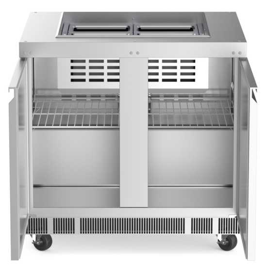 Coldline CBT-36 36" Stainless Steel Refrigerated Salad Bar, Buffet Table