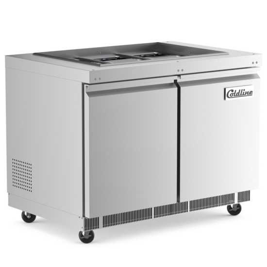 Coldline CBT-48 48" Stainless Steel Refrigerated Salad Bar, Buffet Table