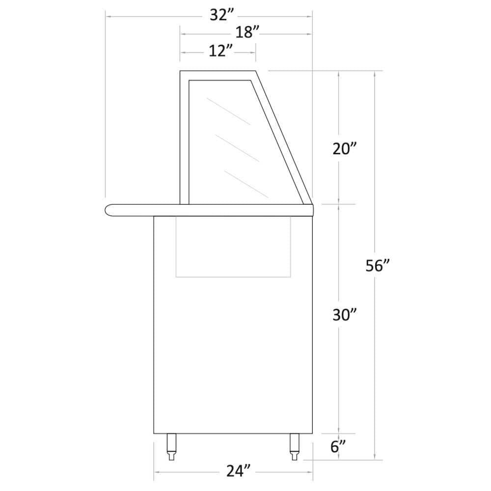 L&J GCTL-72  72″ Gas Steam Table – 5 Pans w/ Sneeze Guard