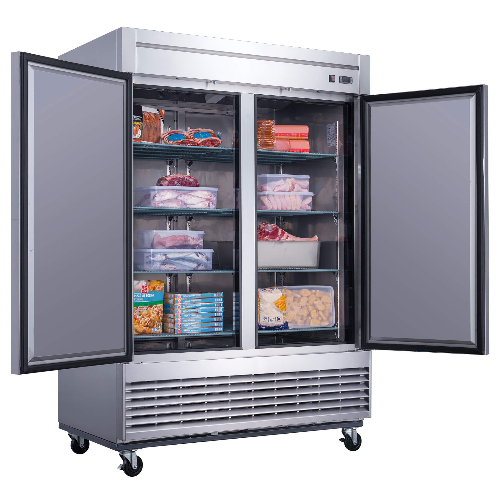 Dukers D55F Two Door Freezer