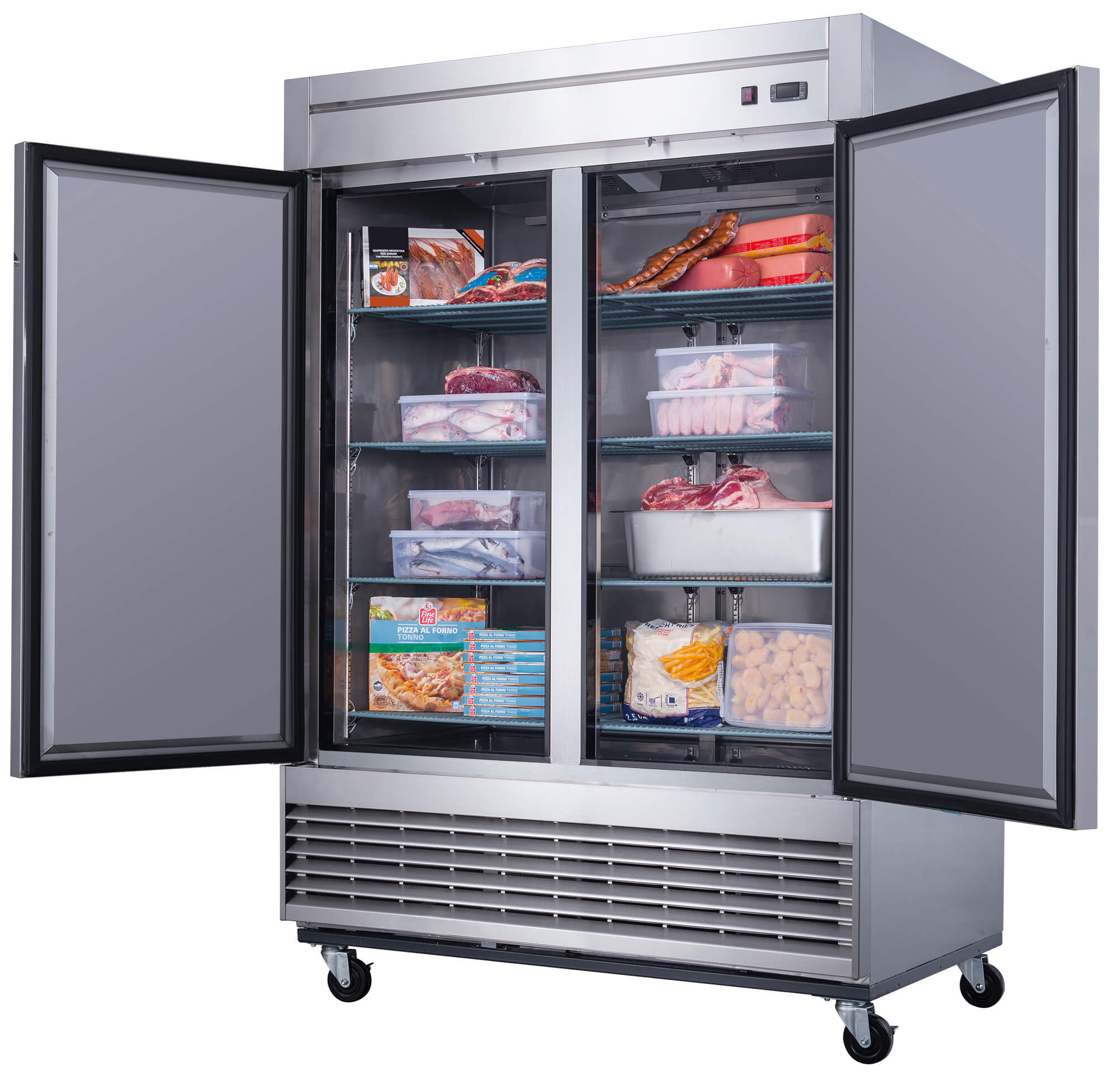 Dukers D55F Two Door Freezer