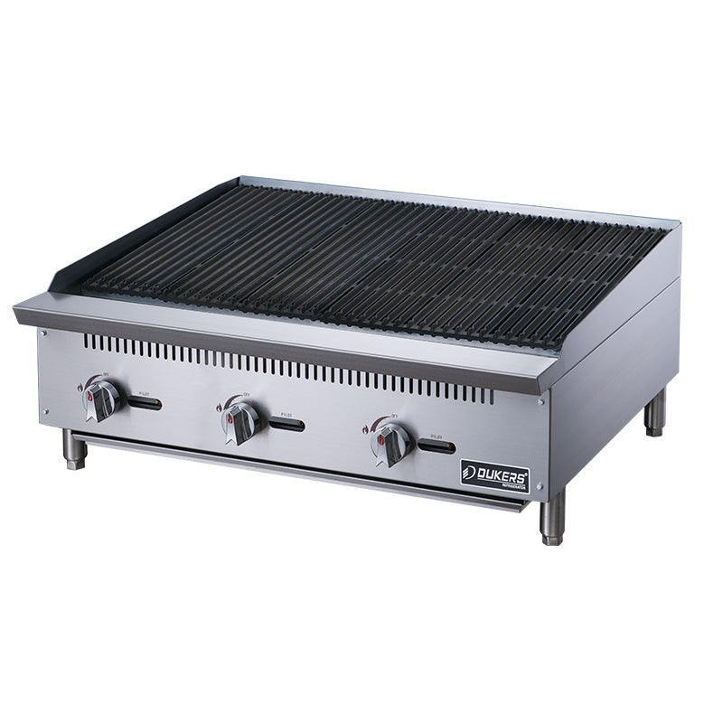 Dukers DCCB36 36 in. W Countertop Charbroiler