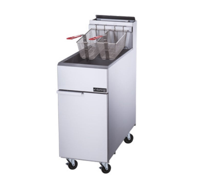 Dukers DCF3-NG Natural Gas Fryer with 3 Tube Burners