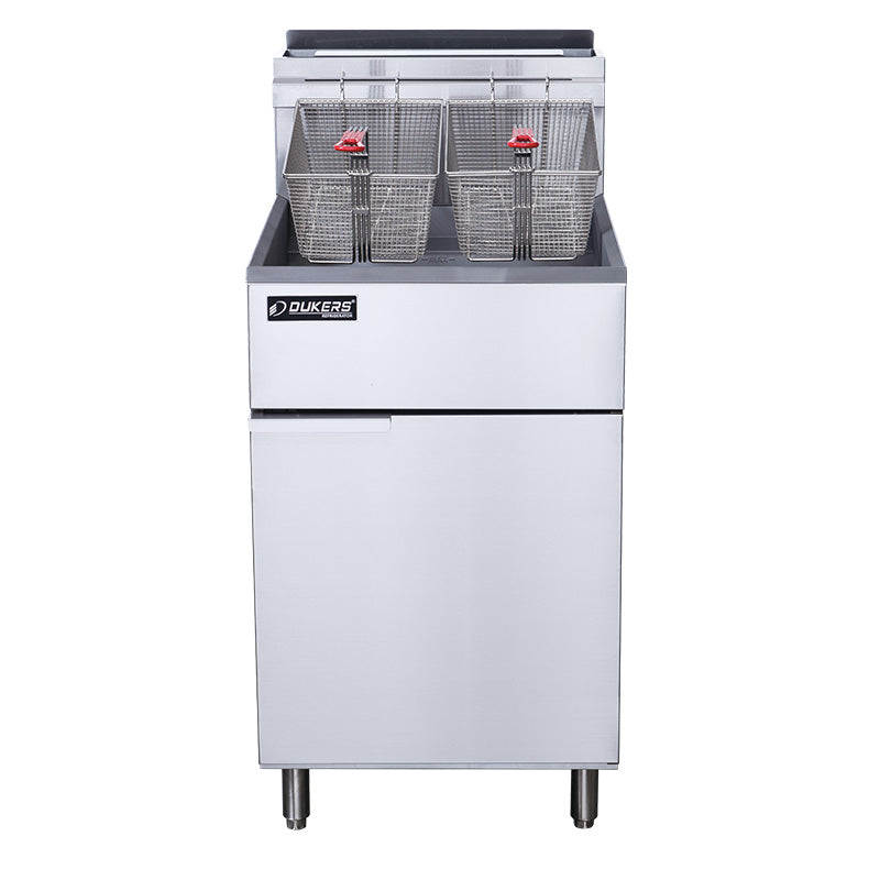 Dukers DCF5-LPG Liquid Propane Gas Fryer with 5 Tube Burners