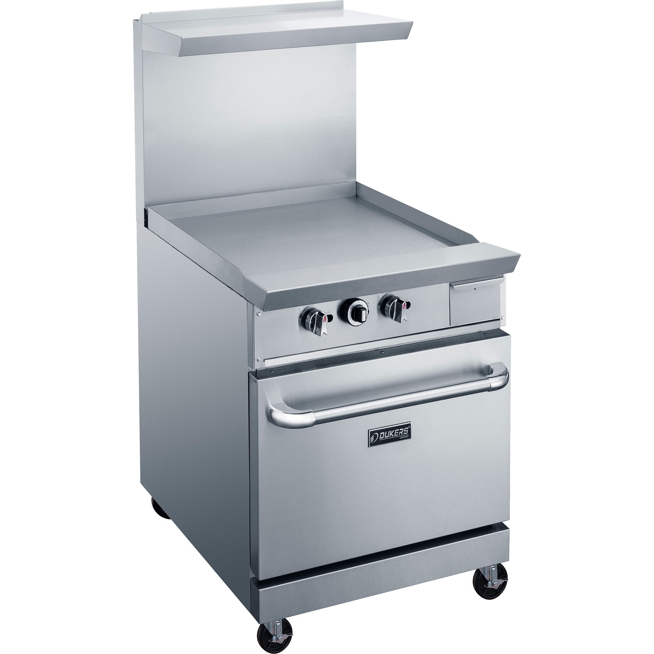 Dukers DCR24-GM 24″ Gas Range with 24″ Griddle