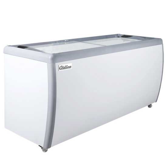 Coldline DP-560 71'' 12-Tub Ice Cream Dipping Cabinet Freezer