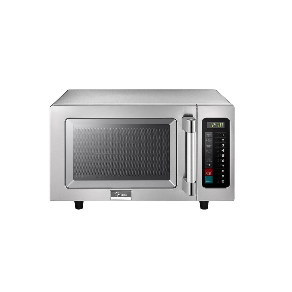 MIDEA 1025F1A 0.9 Cu Ft. 1000W Push Button Light Duty Commercial Microwave