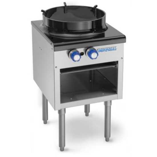 Imperial ISP-18-W-NG 18" Tempura Wok Natural Gas Range w/ 3 Ring Burner & Top Grate