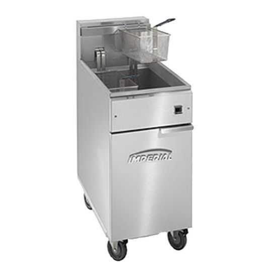 Imperial IFS-40-EU 16" 40 lb. Commercial Electric Fryer w/ Tilt-up Elements