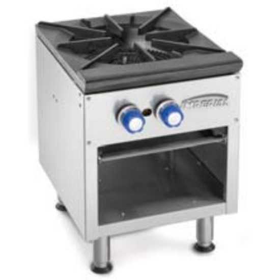 Imperial ISPA-18-2-NG 18" Double 3 Ring Burner Natural Gas Stock Pot Range - 180,000 BTU