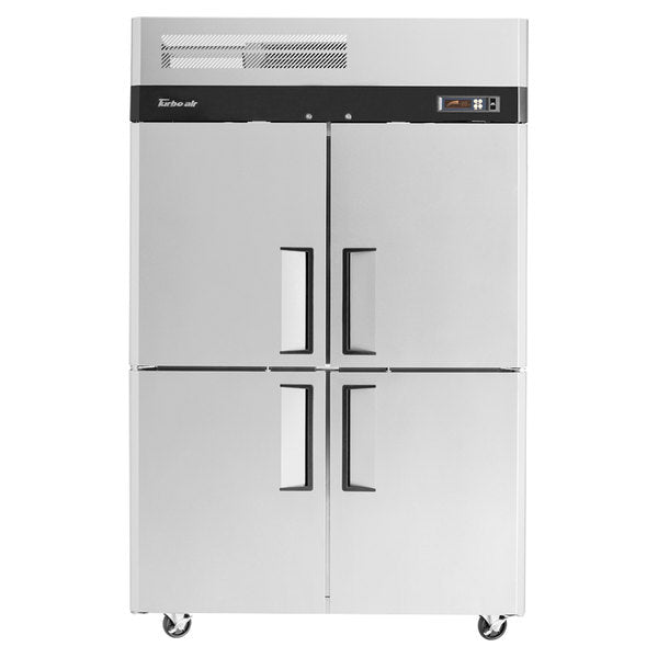 Turbo Air M3R47-4-N 4 Solid Half-Doors Top Mount Refrigerator