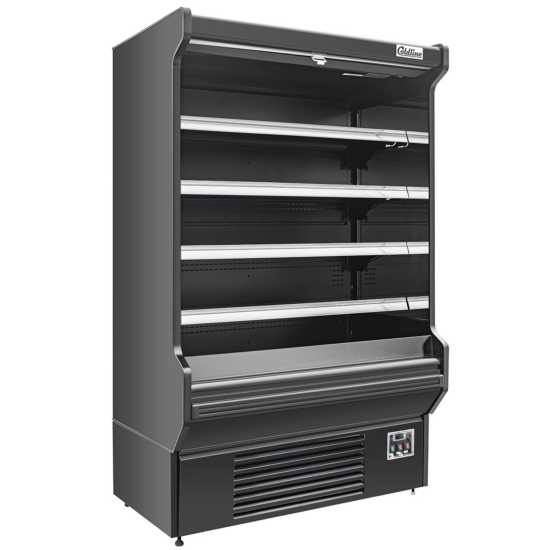 Coldline SOCD-61-B 60" Black Deep Refrigerated Air Curtain Merchandiser