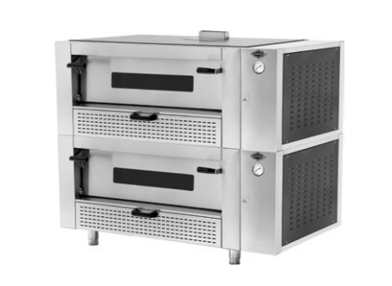 Pegasus MS56DG-2 Melstone Gas Double Deck Pizza Oven - NG