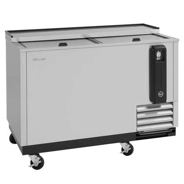 Turbo Air TBC-50SD-N6 2 Lids SS Bottle Cooler