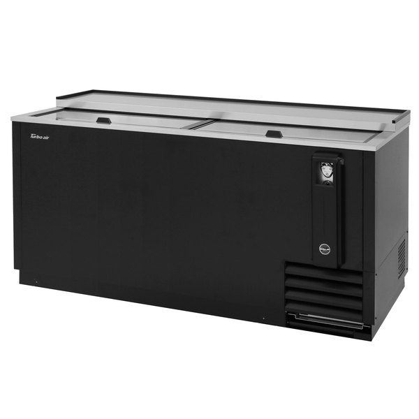 Turbo Air TBC-65SB-N6 2 Lids Black Bottle Cooler