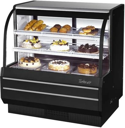 Turbo Air TCGB-48-B-N 4' Bakery Case-Refrigerated - Black