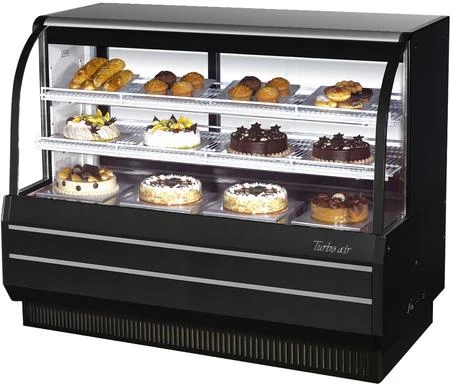 Turbo Air TCGB-60-B-N 5' Bakery Case-Refrigerated - Black